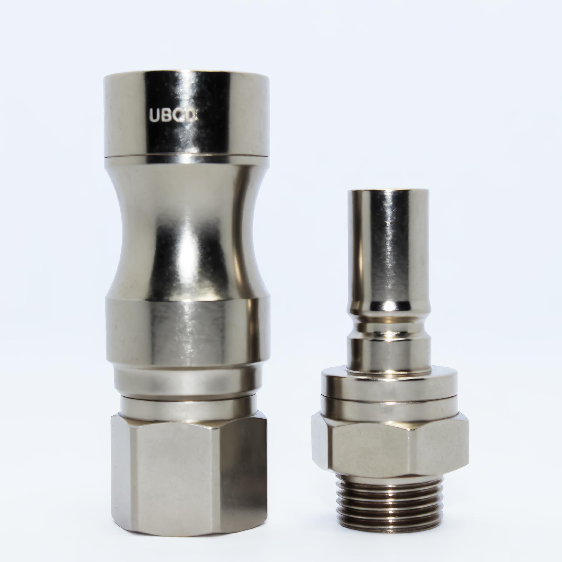 水冷不锈钢接头铜镀镍替换RECTUS服务器计算机基站水冷快换接头