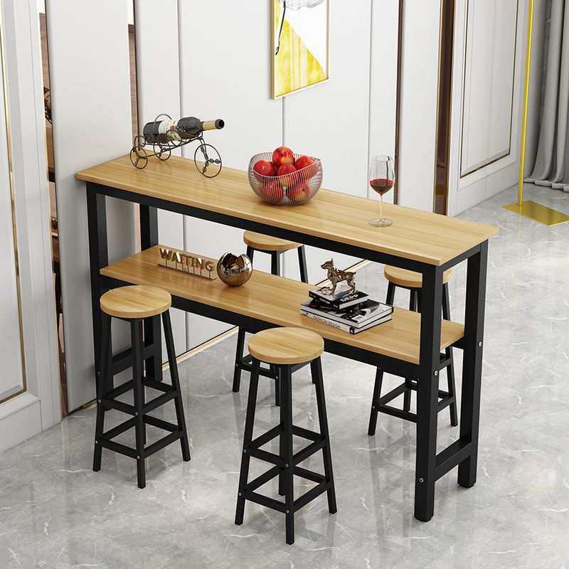 吧台桌家用双层简约客厅靠墙窄桌子阳台高脚桌酒吧长条桌椅凳组合,模玩/动漫/周边/娃圈三坑/桌游,模型制作工具/辅料耗材,淘宝优惠券,粉丝福利购,淘宝优惠卷