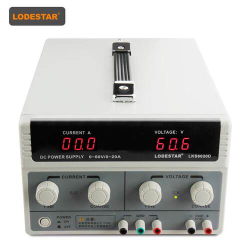 LODESTAR 60V20A开关直流稳压电源 实验室级别电源 LKS6020D