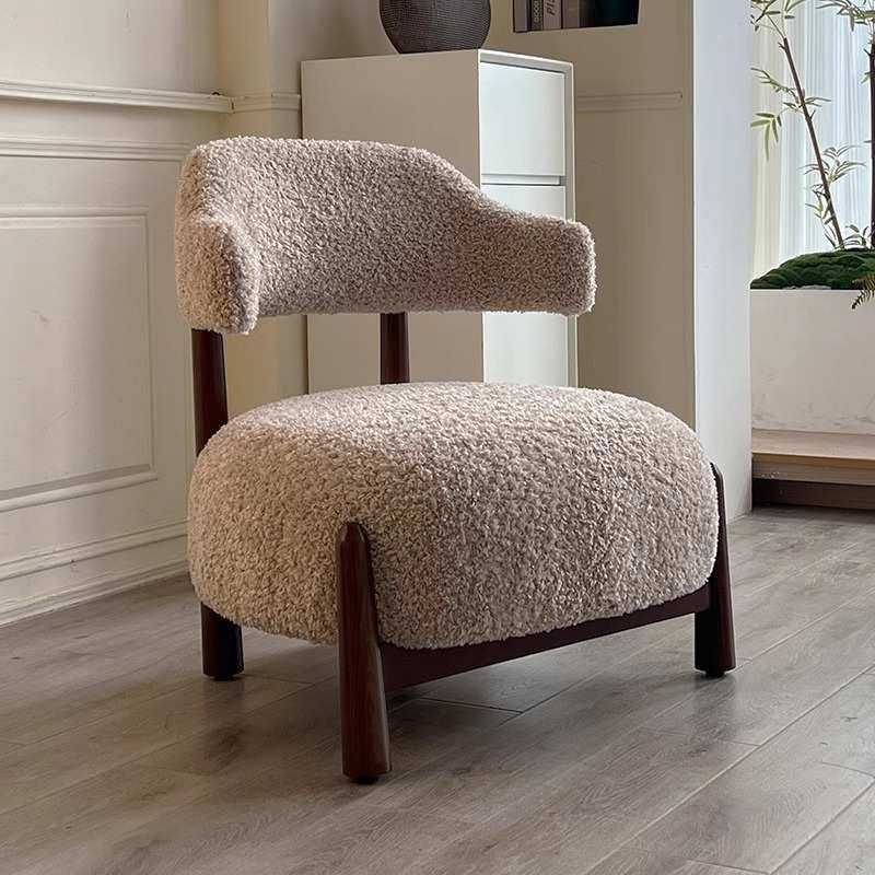 北欧休闲椅极简实木客厅单人沙发现代设计师奶油洽谈椅民宿沙发椅,基础建材,脚轮/万向轮,淘宝优惠券,粉丝福利购,淘宝优惠卷