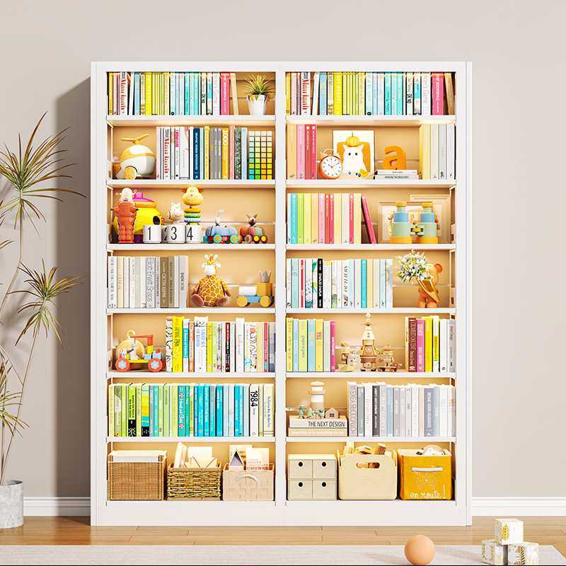家用钢制书架置物架图书馆多层收纳客厅落地书柜儿童绘本架收纳架,模玩/动漫/周边/娃圈三坑/桌游,模型制作工具/辅料耗材,淘宝优惠券,粉丝福利购,淘宝优惠卷