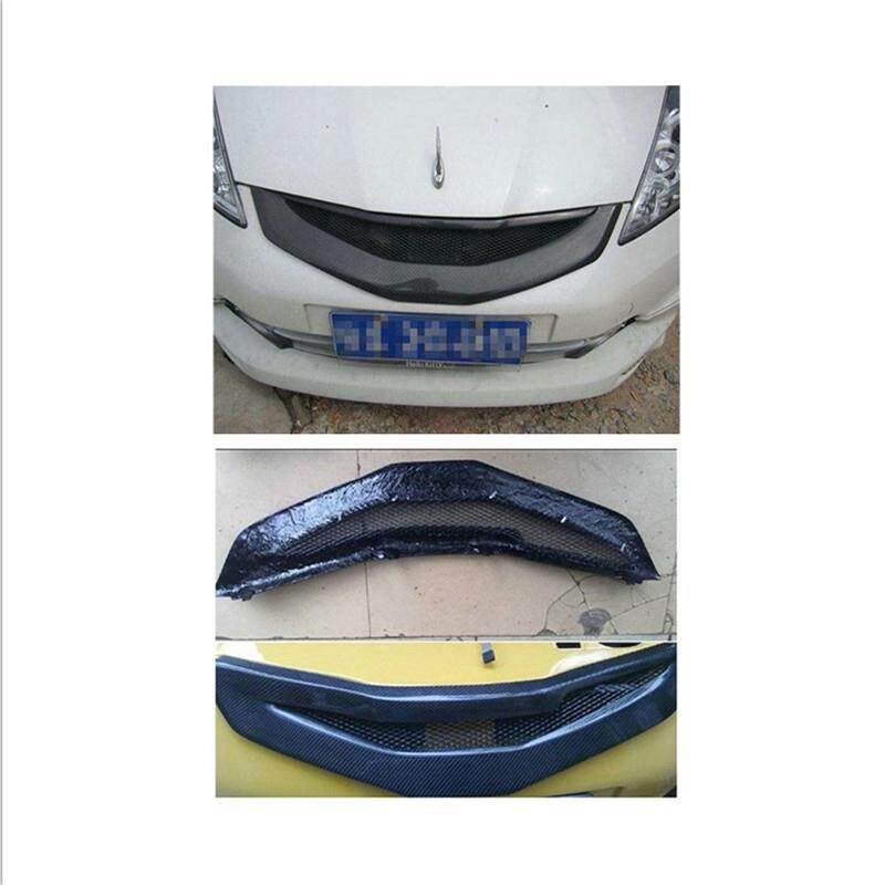 适用于本田09款飞度碳纤维改装中网碳纤维水箱保护网飞度进气栅