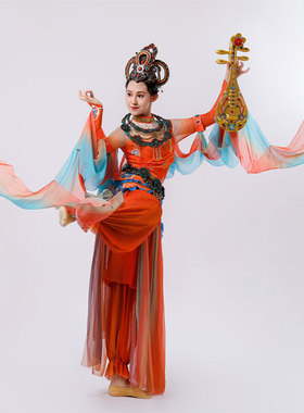荃婉2024新款遇见胡璇异域风情敦煌舞蹈古典舞艺考服装女款演出服