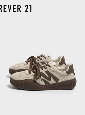 F21德训鞋女款2025新款秋季软平底轻便百搭超好看耐磨休闲运动鞋