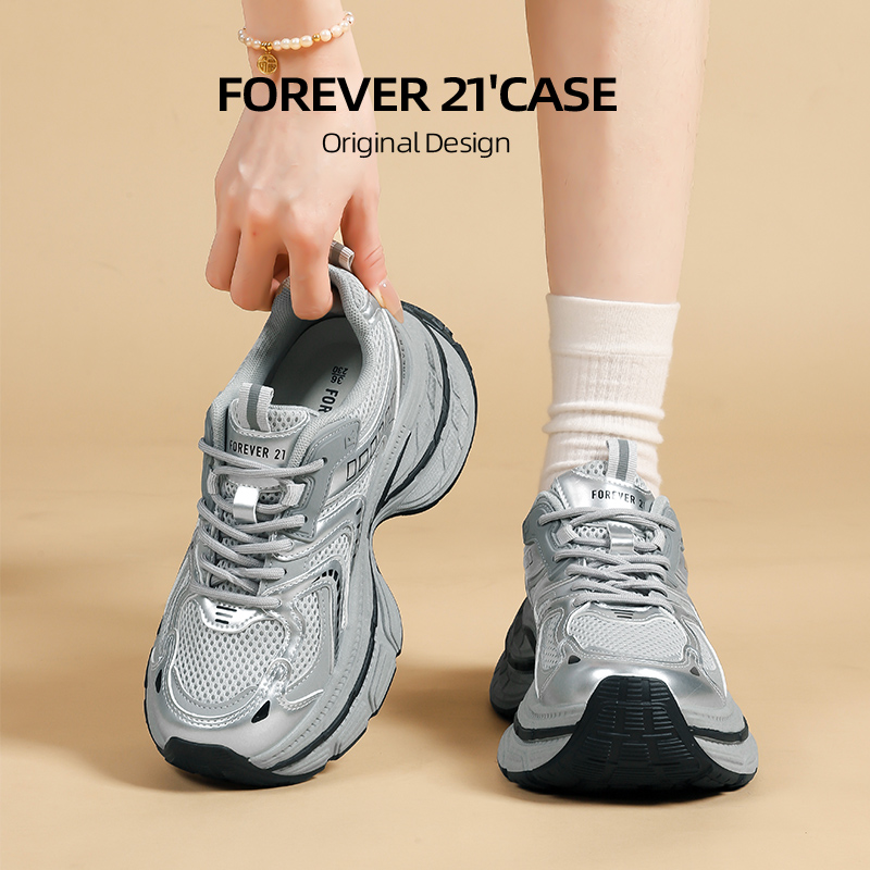 F21老爹鞋女2025新款超厚软底