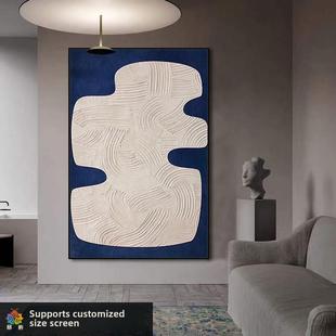 饰画客厅家居软装 zhai 抽象挂画民宿酒店帆布装 Sabi风格 无 jiWabi