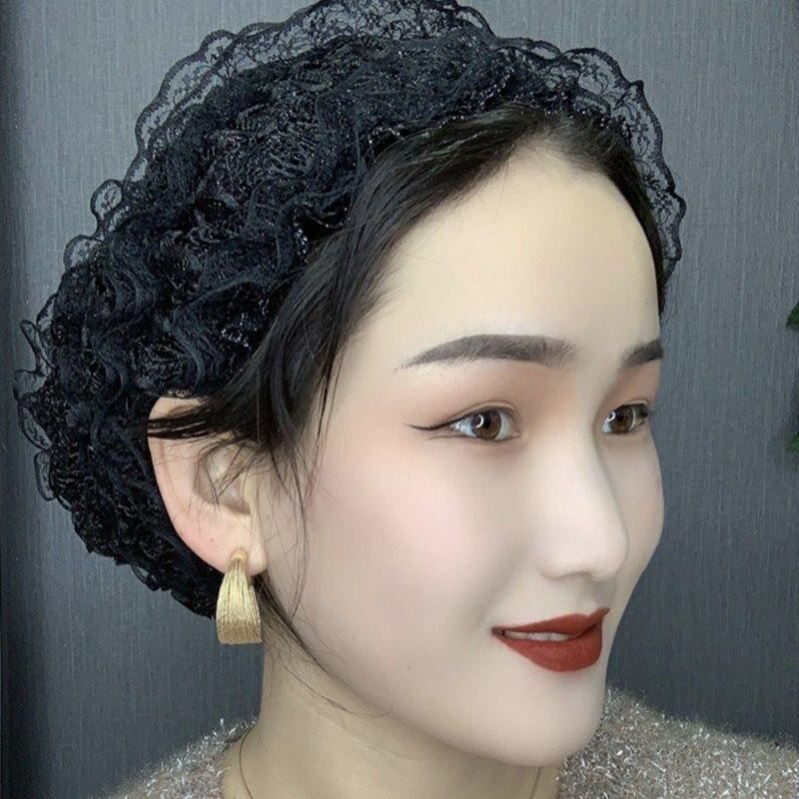 新款纱巾美人帽新款女士帽子松紧包头帽包头巾盖头帽