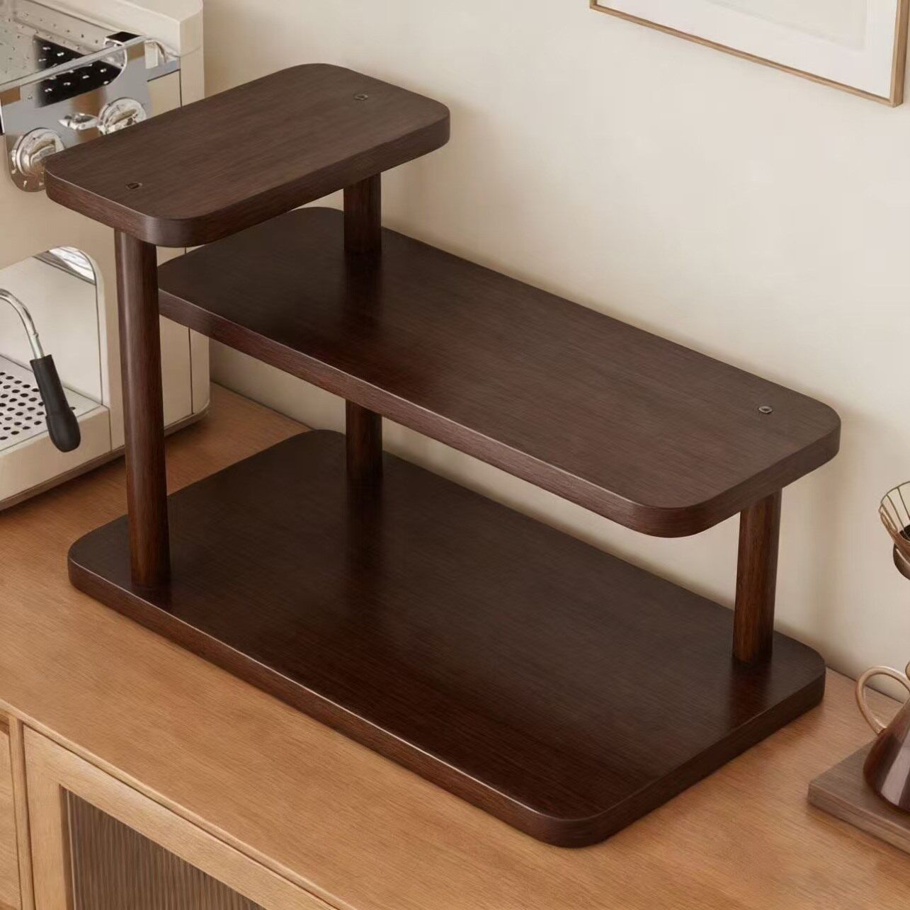 桌面置物架杯子收纳架子餐桌台面工位水杯咖啡杯茶具桌上小型杯架