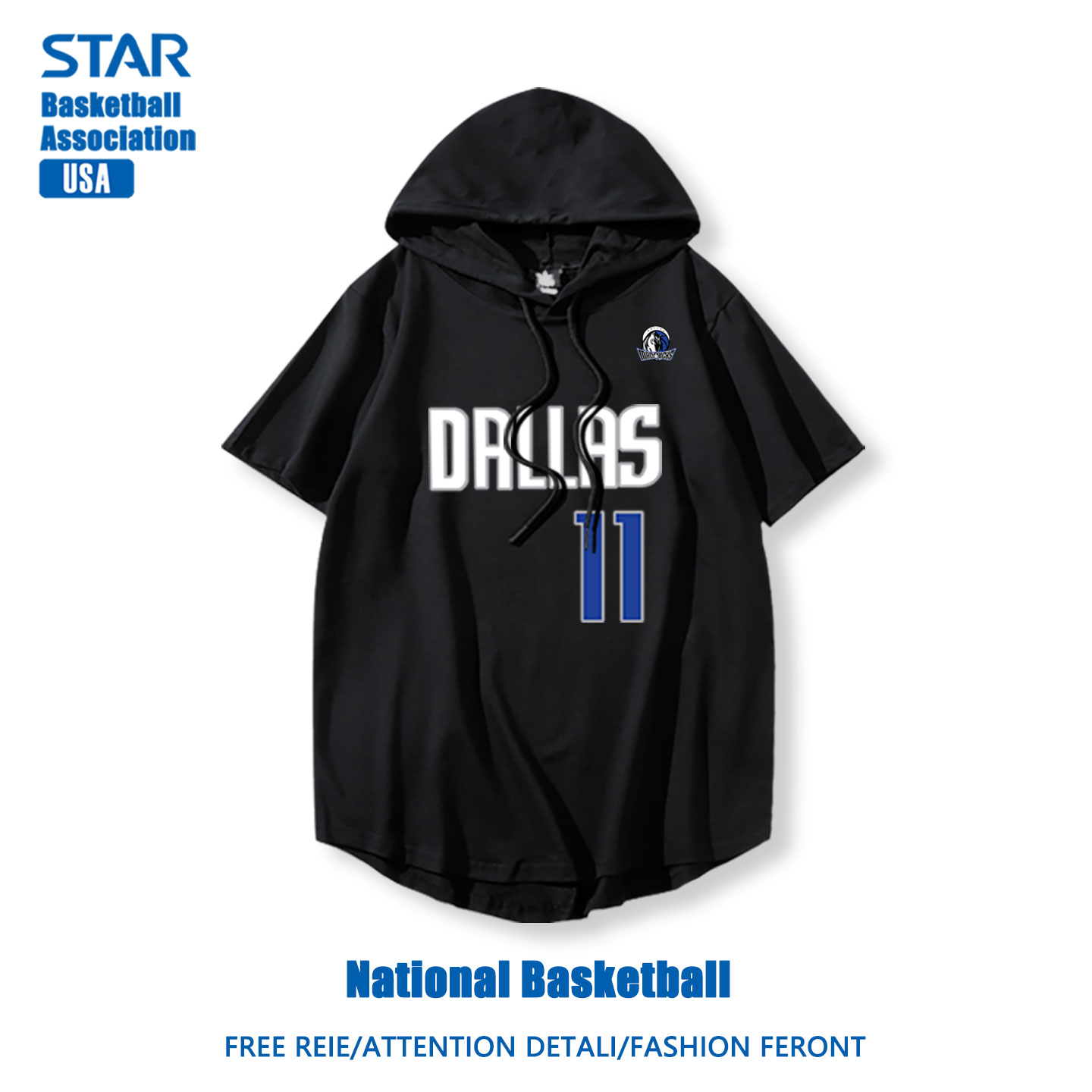 欧文汤普森球衣纯棉篮球短袖T恤