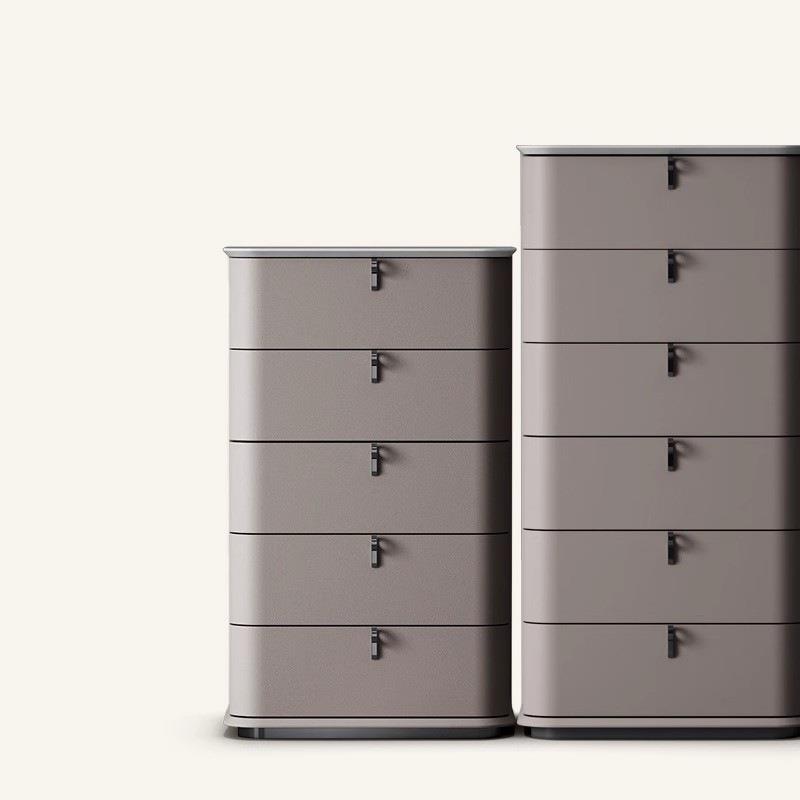 意式轻奢实木斗柜别墅大平层书房收纳柜现代家用天然大理石储物柜