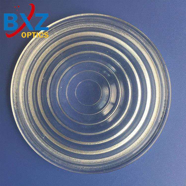 比兴兹80mm菲涅尔透镜高硼玻璃螺纹透镜柔光灯影视灯镜片