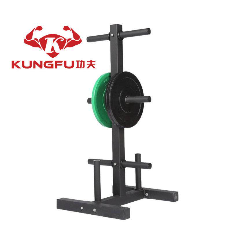 商用健身器械杠铃片置物架多功能家用商用杠铃片树健身房储物架