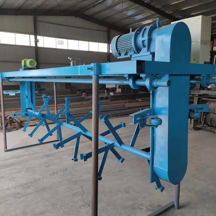 自行走槽式翻抛机带移位车翻爬机糖厂滤泥翻耙机视频