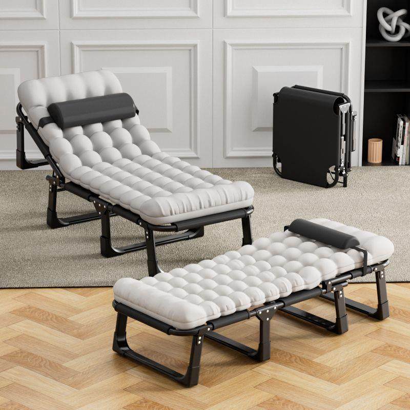 轻便折叠床单人床家用成人午休躺椅办公室床行军陪护床便携式小巧