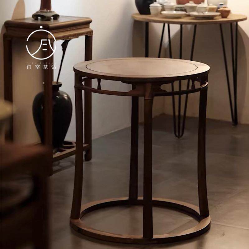 宜室茶话北美黑胡桃木中式茶几原木铃鼓圆几可拆卸便携式户外茶桌,畜牧/养殖物资,畜牧/养殖器械,淘宝优惠券,粉丝福利购,淘宝优惠卷