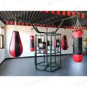 散打搏击训练旋转沙袋架旋转拳击沙袋架多功能组合旋转吊式 沙袋架