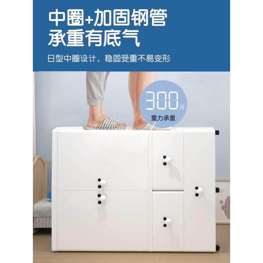ft特大号加深加厚婴儿童衣服收纳柜子宝宝衣柜简易小衣橱整理储物