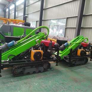 土方工程勘探取芯机大孔径冲击成孔潜孔钻机履带式浅层取土设备