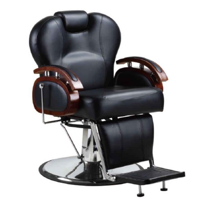 修面椅男士理容椅可升降可旋转理发椅发廊用油头椅折叠理发椅