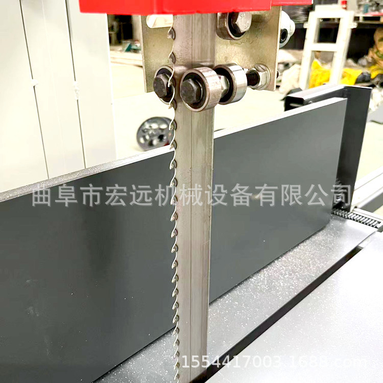 铝合金切割专用锯条黄纸蜂窝纸板推台木工锯立式滑轨带锯机