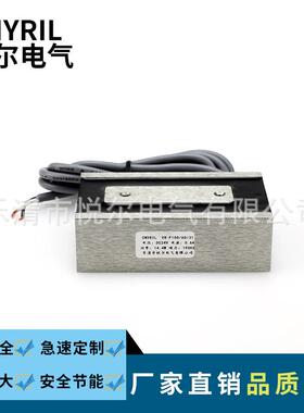 YR-F100/60/31起重电磁铁190KG长方形吸盘电磁铁DC12V24V电吸盘