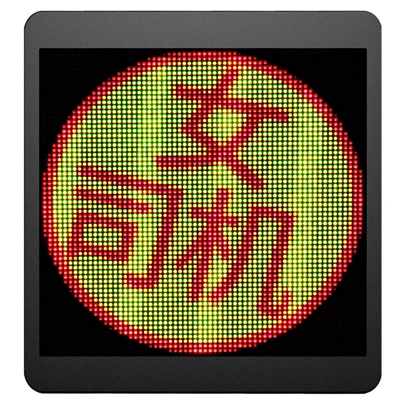 快乐马夫汽车后窗表情led灯车小宝后挡风玻璃车载电子互动显示屏