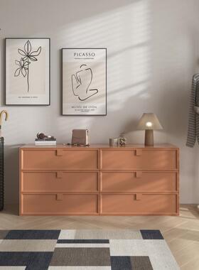 极简烤漆入户玄关柜卧室六斗柜床尾储物收纳柜客厅简约可