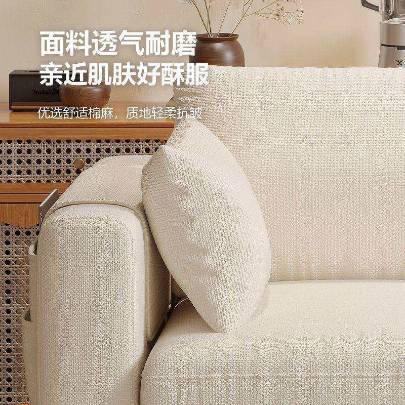布艺沙发小户型出租屋卧室双人沙发简约现代网红风单人公寓小沙发