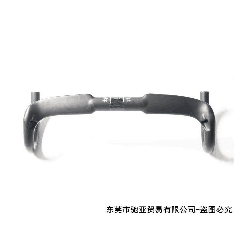 无标新款全碳纤维公路自行车跑车把内走线破风弯把UD纹