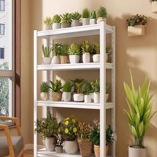 花架置物架阳台家用货架厨房客厅庭院储物架子多层可调节收纳架