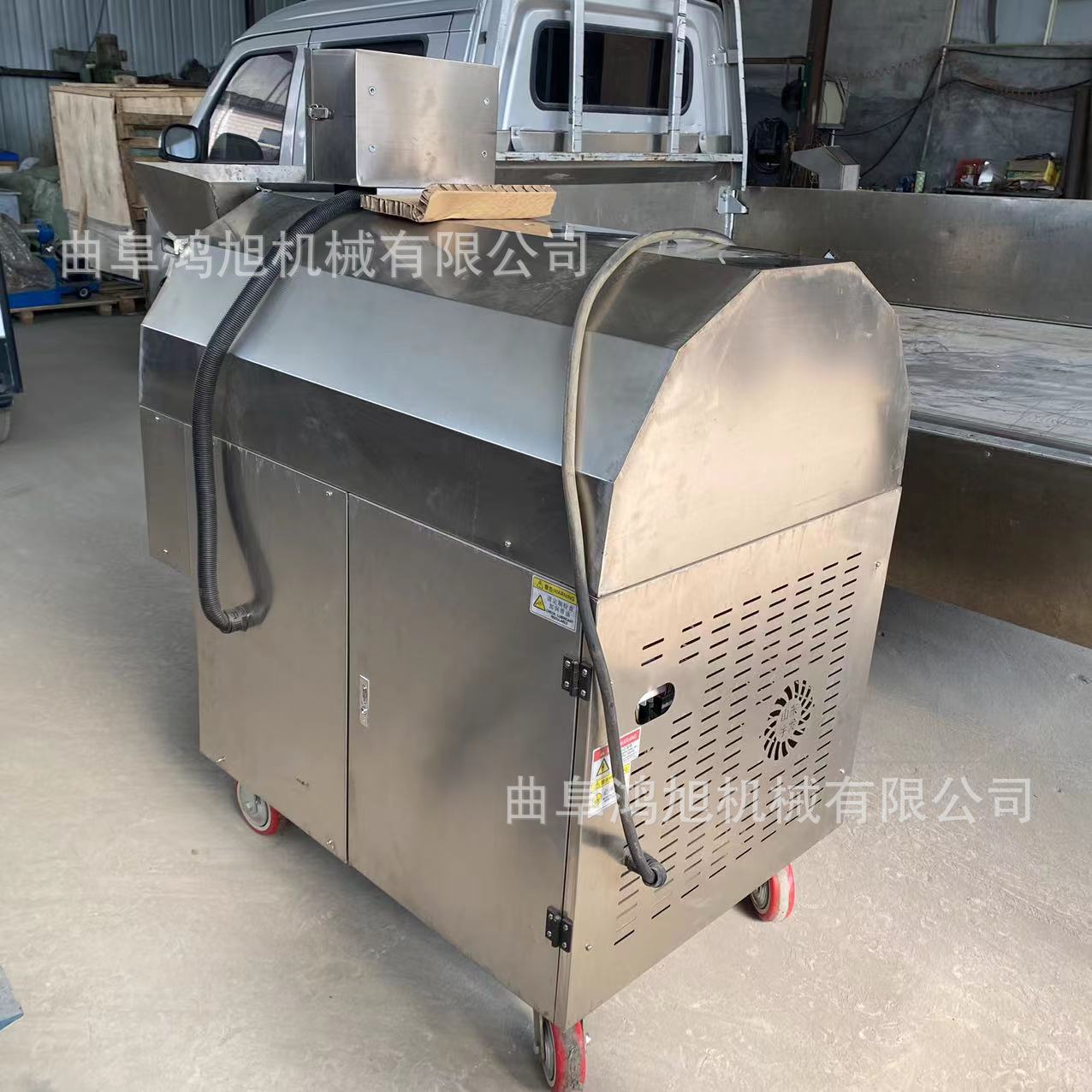 香料板栗滚筒炒料机高粱大豆炒熟机烧煤烧气炒花生米机器