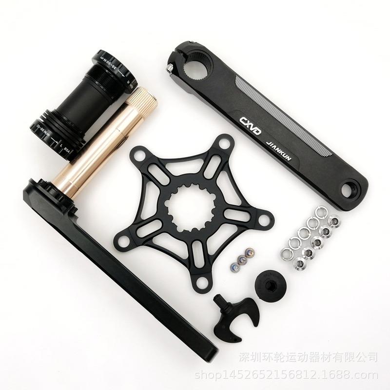 健坤公路车齿盘1011速折叠牙盘22速中空曲柄菊花盘双盘34/5052T