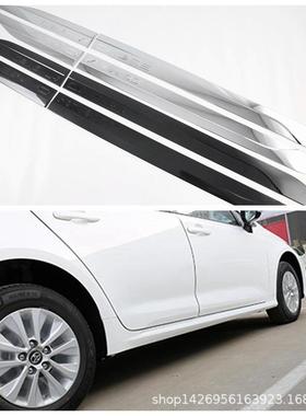 20卡罗拉CROSS门边条车身饰条改装适用丰田卡罗拉防擦板装饰片M