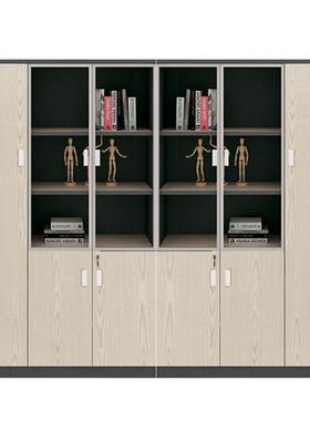 现代简约文件柜立体式多功能办公档案柜资料过落地书柜GYC33