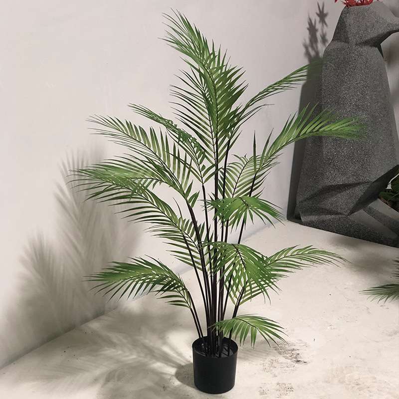 仿真绿植散尾葵假绿植迷你葵盆栽带盆散尾葵客厅绿植仿真绿植造景