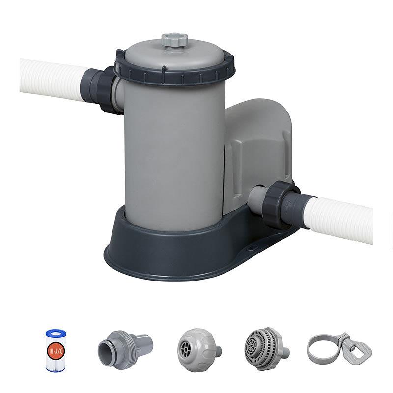 Bestway58389家用泳池过滤器欧规1500gal220V过滤泵泳池过滤设备