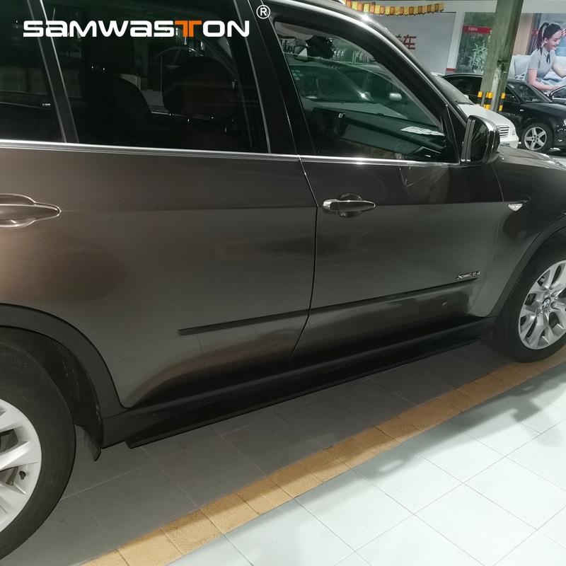 适用于X1电动踏板X2自动伸缩X3改装X4流光灯外侧脚踏板X5装饰加厚