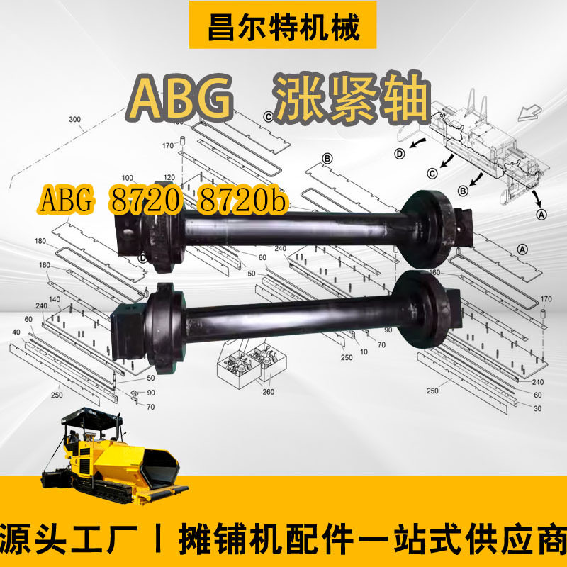 ABG8720 ABG8720b 涨紧轴 涨紧轮 刮板链条导向轮导向轴