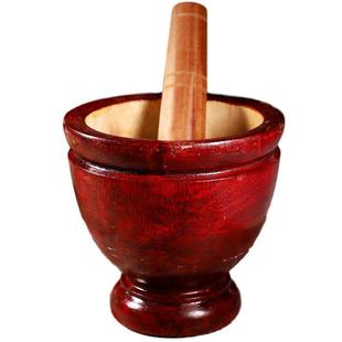 实木舂筒傣味舂鸡脚搅蒜泥蒜蓉辣椒手动家用商用舂桶舂钵包邮
