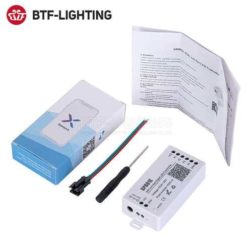 SP801E全彩AP模和STA双模式矩形灯具Art-Net协议多种自定义控制器