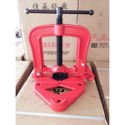 4#15-165mm管子台虎钳龙门架中西式管子台虎钳夹持6寸直径