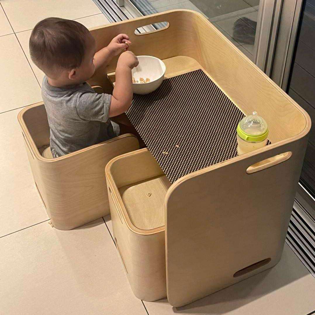9W儿童桌椅套装幼儿园书桌多功能玩具吃饭写字餐桌家用小宝宝学习