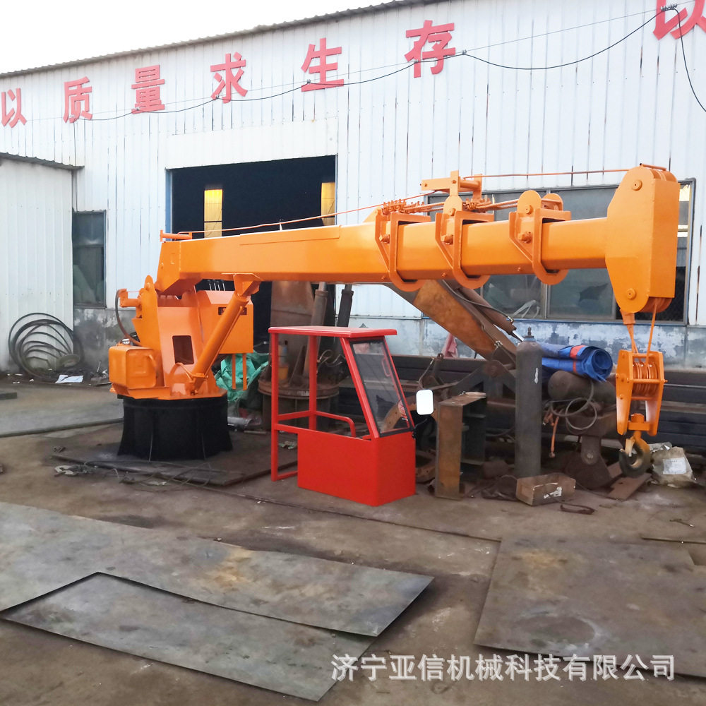 船吊 液压伸缩臂固定吊机 船用起重机 5吨船吊厂家供应甲板克令吊