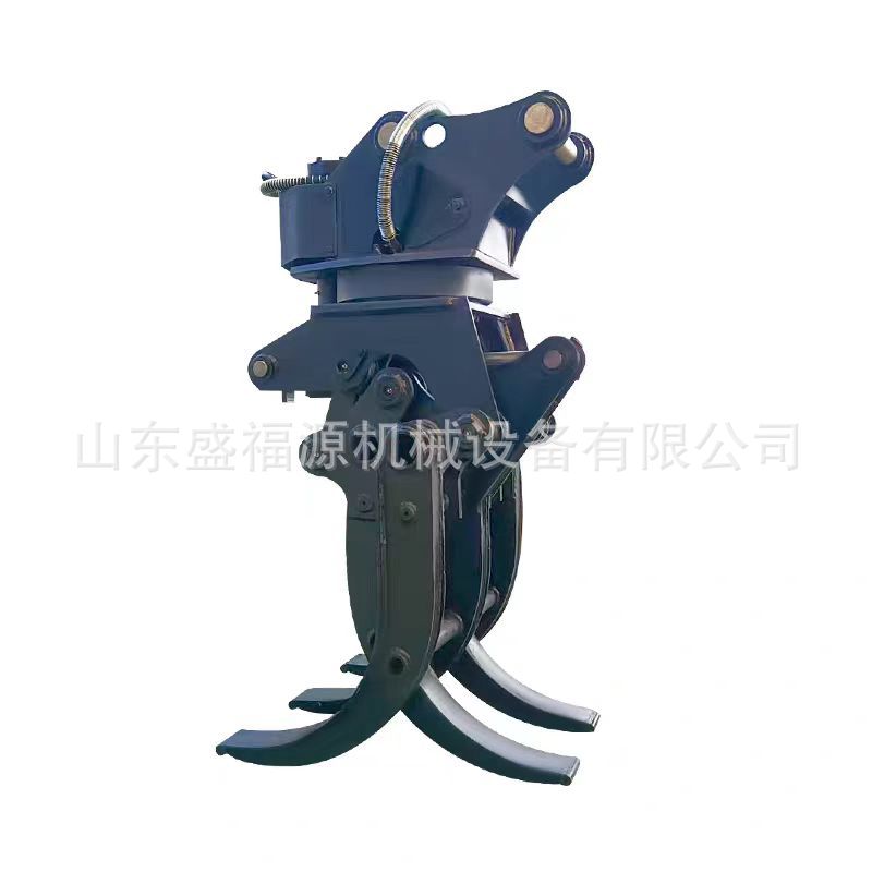 挖机旋转夹子 托车式抓木机 无影爪抓木器 旋转夹木机材质坚固使