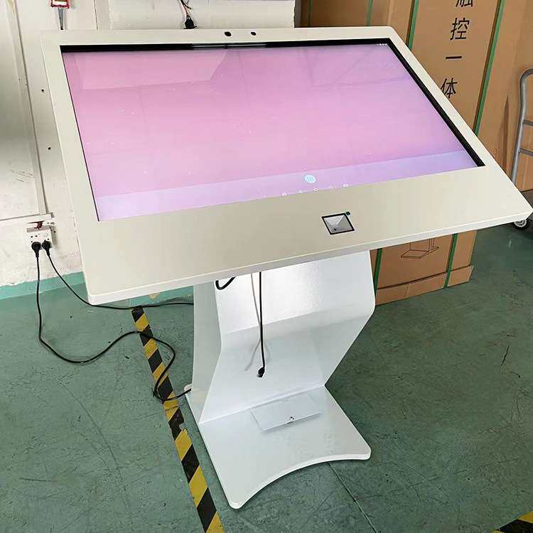 43寸卧式安卓广告机 触摸查询机高清液晶显示屏自助服务展示终端