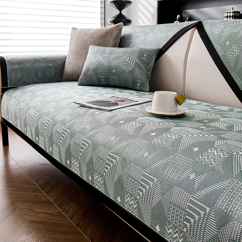 夏季冰丝沙发垫四季防滑轻奢高档夏天凉席皮沙发垫罩盖布全包定制,居家布艺,沙发垫,淘宝优惠券,粉丝福利购,淘宝优惠卷