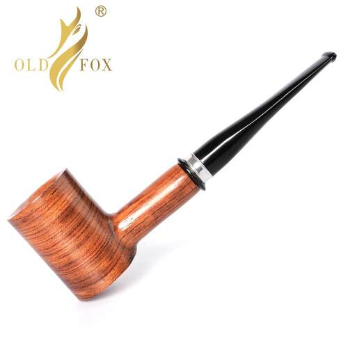 OLD FOX-老狐狸手工9MM烟道自由式花梨木烟斗实木烟斗木制烟具