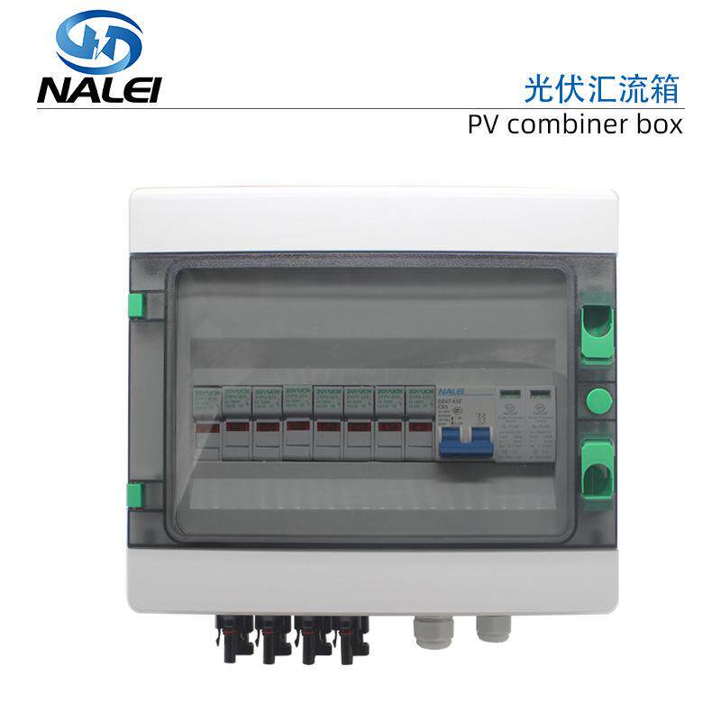 太阳能发电光伏汇流箱 PV combiner box2进4进6进一出直流DC1000V - 实物图