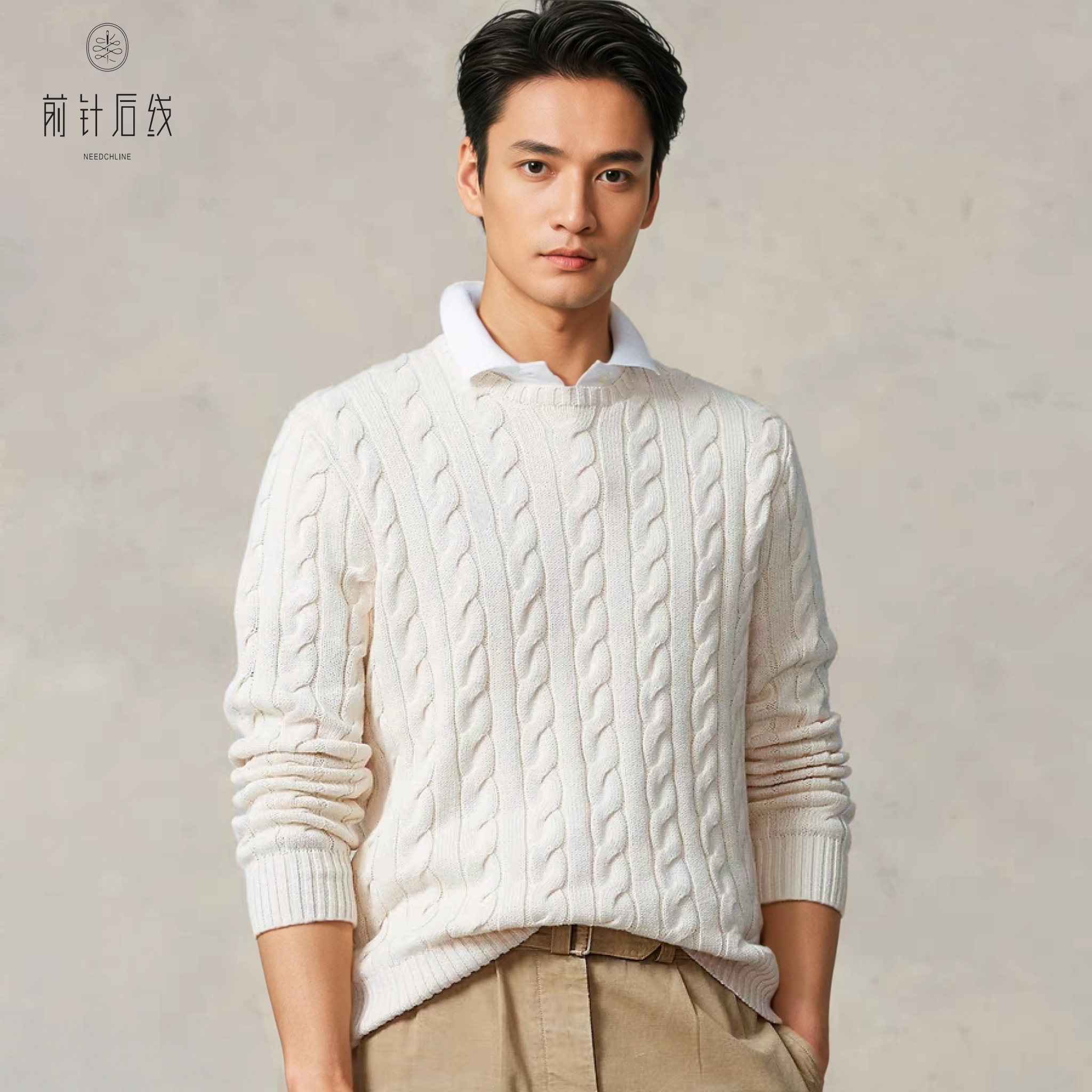 100纯羊绒加厚圆领保暖