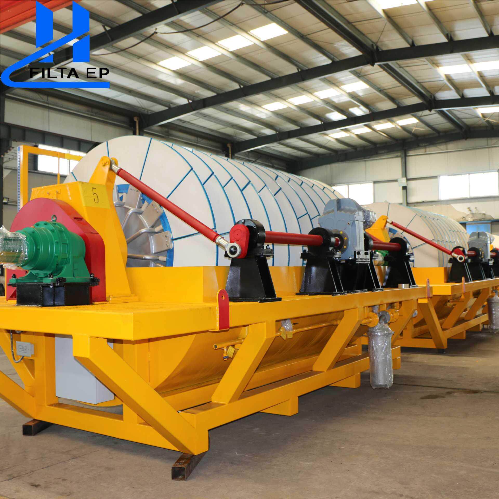 陶瓷过滤机圆盘真空过滤机磷矿脱水机微孔过滤机支持定制